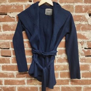 EUC Guinevere x Anthropologie 100% Wool Wrap Sweater